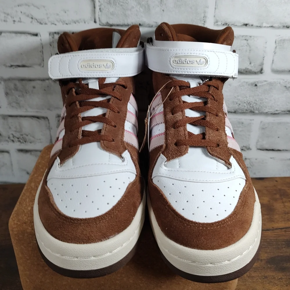 Adidas Forum Mid 'Chocolate To My Strawberry' Men's Size 9 / 10.5Wmns No Box NWT
